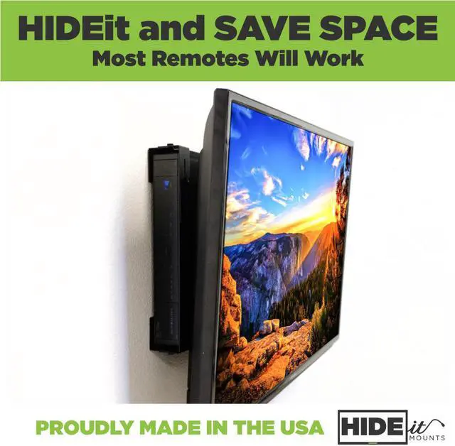 Alt view image 2 of 16 - HIDEit Uni-MW Mount — Patented Adjustable Medium-Wide A/V Equipment Mount. Made in the USA