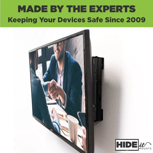 Alt view image 7 of 11 - HIDEit Uni-M Mount - Patented Adjustable Medium Sized Device Wall Mount for Cable Boxes - Made in the USA