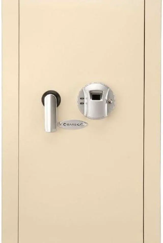 Alt view image 10 of 12 - Barska AX12408 Large Biometric Wall safe, cream color