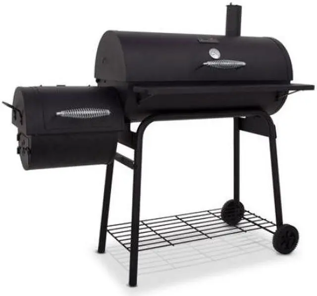 Alt view image 9 of 20 - Char-Broil 12201570-A1 American Gourmet Offset Smoker, Black
