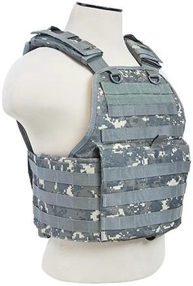 Alt view image 3 of 7 - NcStar CVPCV2924D Plate Carrier Vest-Digital Camo