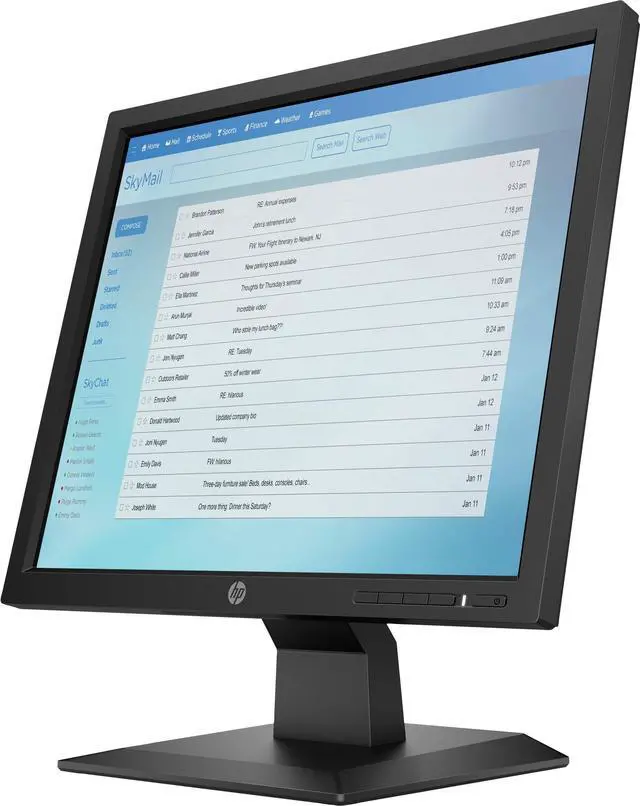 Alt view image 2 of 5 - HP P174 5:4 17-inch LED Display SXGA Nero Used Grade A