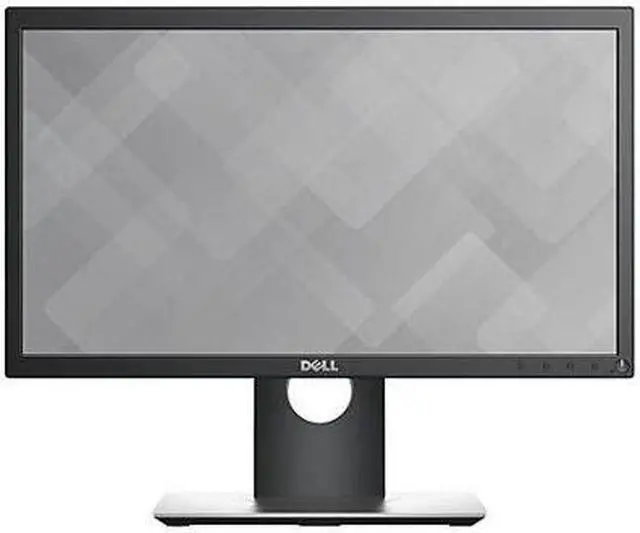 Alt view image 4 of 5 - Dell P2018H 20" LCD 1600 x 900 Monitor VGA DisplayPort HDMI Adjustable Black
