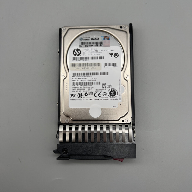 thumbnail image 2 of HP EG0600FBDSR 600GB 10K SAS Hard Drive – 2.5" HDD, 581286-S21, 599476-003, Hot Swap 2 of 5