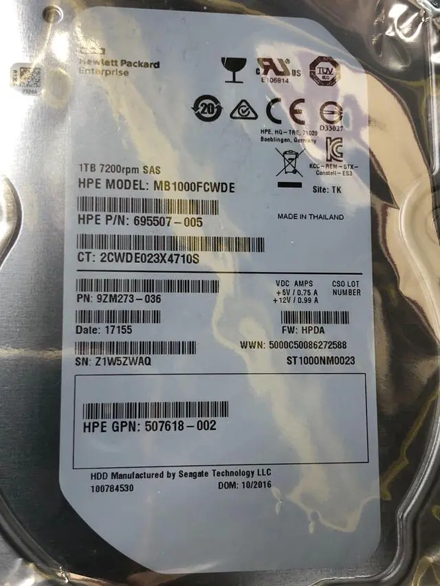 Alt view image 5 of 5 - HP MB1000FCWDE Proliant Ml350 G6 Server Series