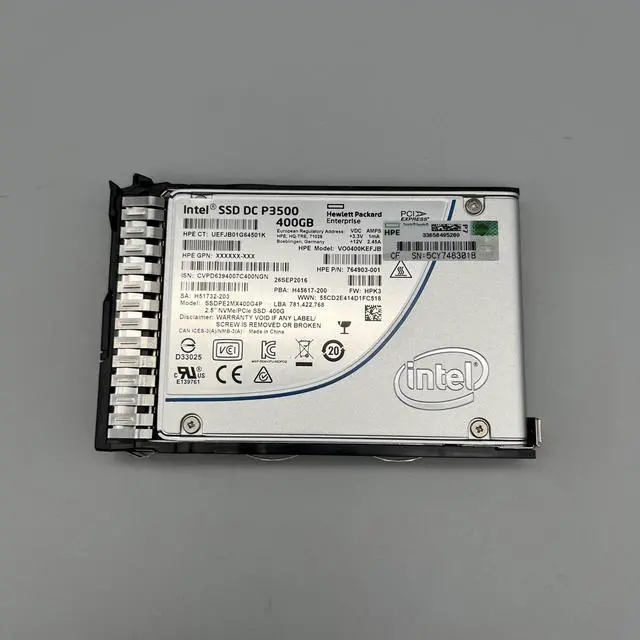 Alt view image 2 of 8 - HPE 764904-B21 400 GB Solid State Drive - 2.5" Internal - PCI Express