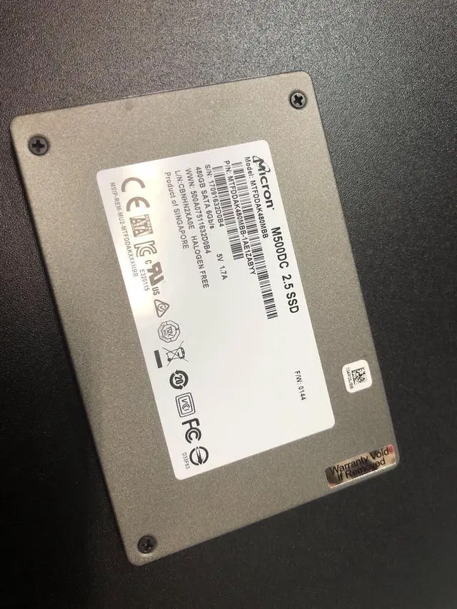Alt view image 2 of 4 - Micron M500DC 480 GB 2.5" Internal Solid State Drive - SATA - 425 MB/s Maximum Read Transfer Rate - 375 MB/s Maximum Write Transfer Rate ENT SSD MTFDDAK480MBB-1AE16ABYY - MTFDDAK480MBB-1AE16A