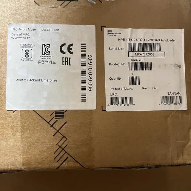 Alt view image 2 of 4 - HPE AK377B 1/8 G2 LTO-4 Ultrium 1760 SAS Tape Autoloader