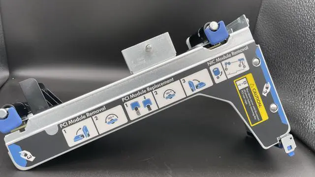 Alt view image 9 of 12 - 676407-001 HP PCI Riser Tray for ProLiant DL38x G8 with 662525-001 riser card