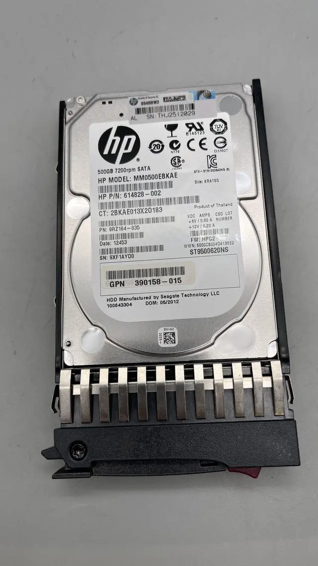 Alt view image 4 of 7 - HP 614828-002 500Gb 7200Rpm 2.5Inch Sff Midline Sata Hotplug Hard Disk Drive With Tray
