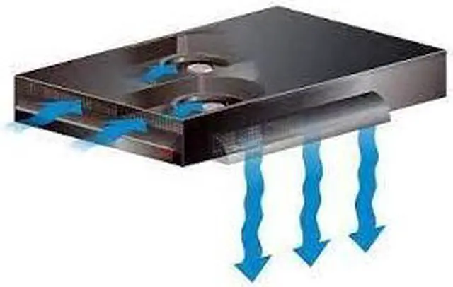Alt view image 13 of 15 - APC ACF201BLK Rack Side Air Distribution 2U 115V 60Hz