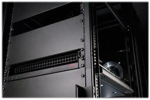 Alt view image 15 of 15 - APC ACF201BLK Rack Side Air Distribution 2U 115V 60Hz