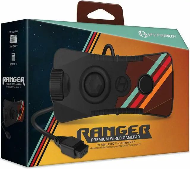 Alt view image 3 of 3 - Hyperkin "Ranger" Premium Wired Gamepad Controller with Paddle Dial for Atari 2600 / RetroN 77