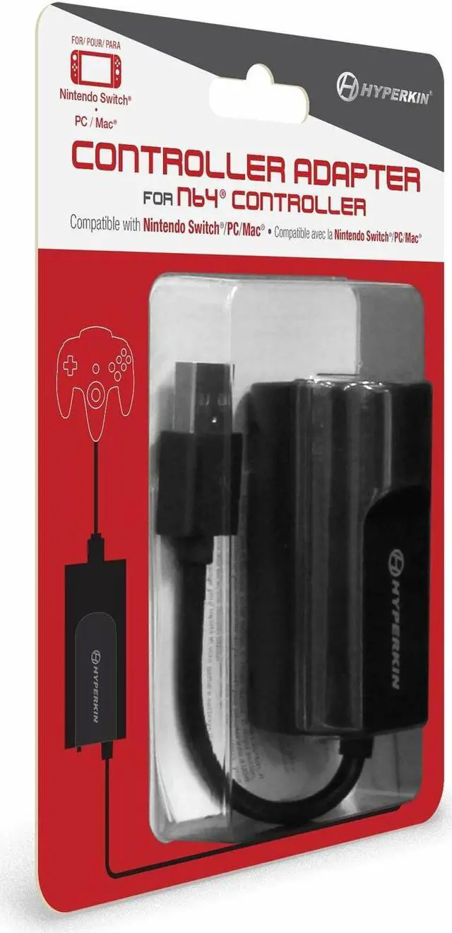 Alt view image 3 of 4 - Hyperkin Controller Adapter for N64 Controller Compatible with Nintendo Switch/ PC/ Mac - Nintendo Switch