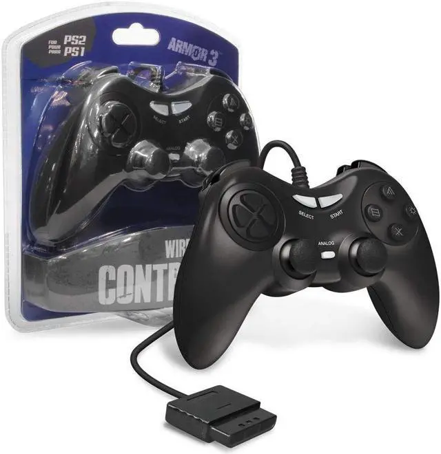 Main image of Armor3 Wired Game Controller for PS2 (Black)
