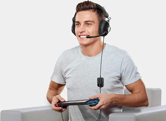 Alt view image 4 of 7 - Bionik Chat Mixer - Combine Chat, Music, or Other streamed (Bluetooth) Content with in-Game Audio- Ideal for PS4/XBOX/PC/SWITCH