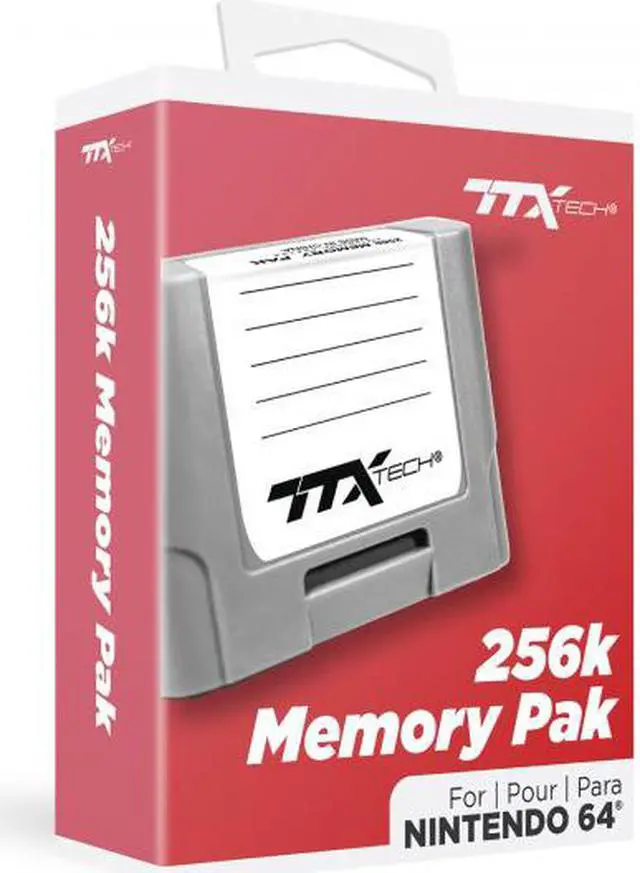 Alt view image 3 of 3 - TTX N64 256K Memory Pak for Nintendo 64