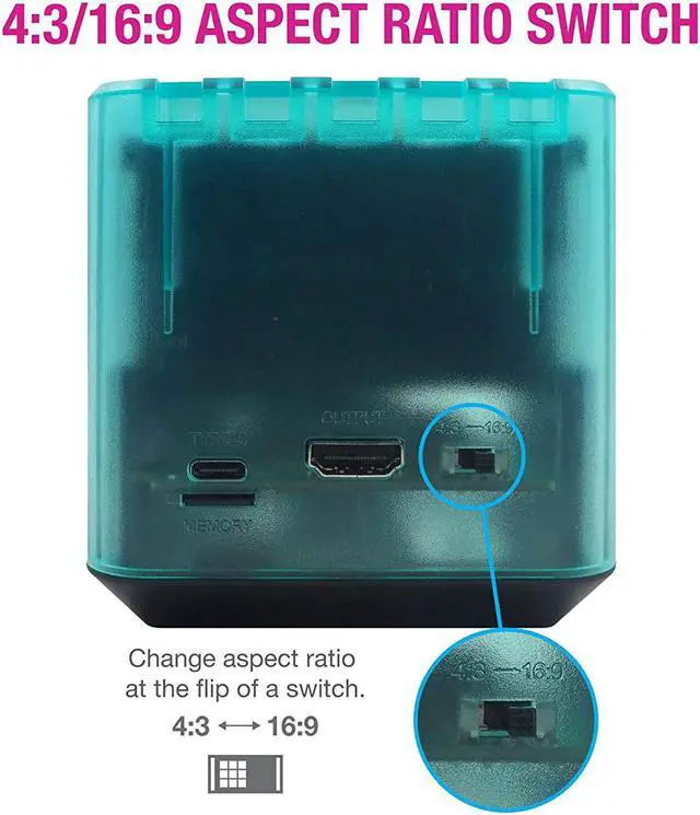 Alt view image 7 of 12 - HYPERKIN M01128-HYB HYPER BEACH RETRON-SQ GAMING CONSOLE FOR