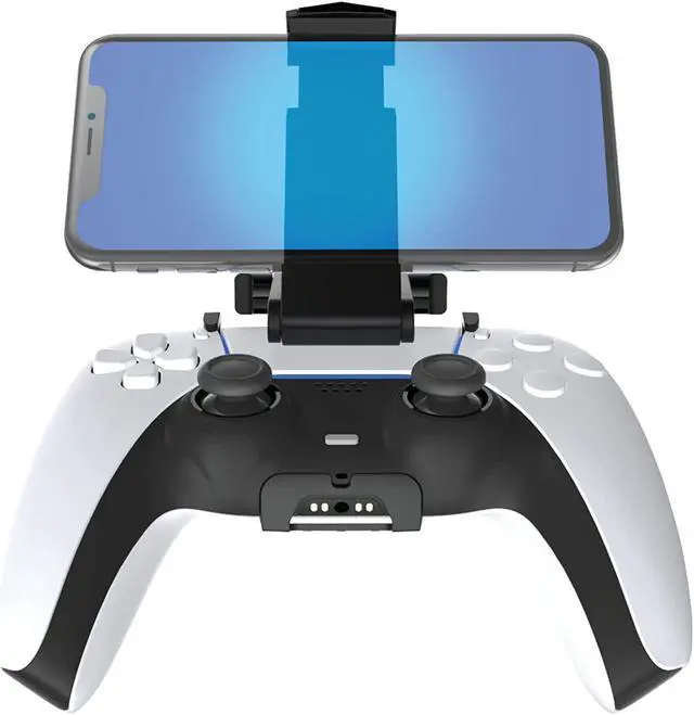 Alt view image 3 of 10 - Bionik Pro Kit For PlayStation 5: Powerful 50mm Gaming Headset with RGB Color, Controller Charge Base, Phone Holder, Lynx Cable & USB Cable