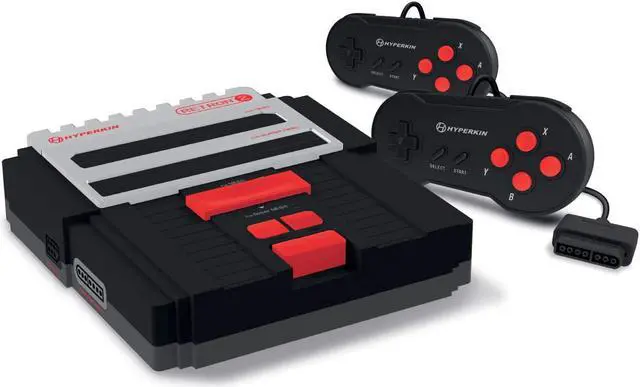 Alt view image 3 of 5 - Hyperkin M05932-BK RetroN2 2 in 1 Console Videogame Hardware, Black