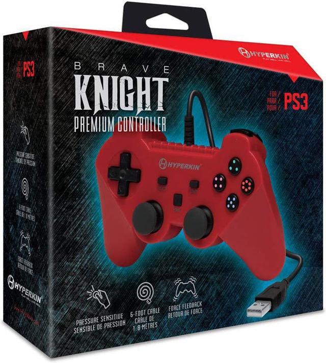 Alt view image 3 of 4 - Hyperkin "Brave Knight" Wired Premium Controller for PS3/ PC/ Mac - Red