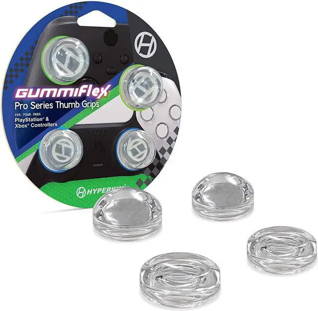 Main image of Hyperkin GummiFlex Thumb Grips for Xbox Series X/S, Xbox One, PS5 Controller 4PK