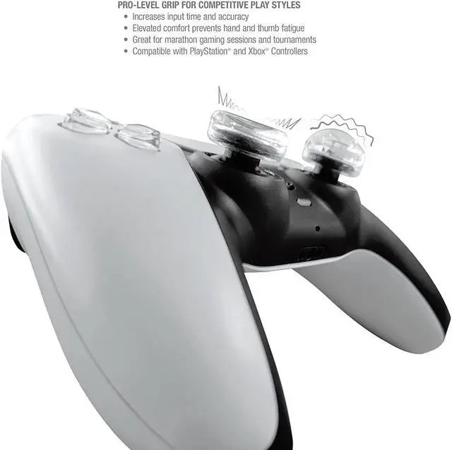 Alt view image 4 of 5 - Hyperkin GummiFlex Thumb Grips for Xbox Series X/S, Xbox One, PS5 Controller 4PK