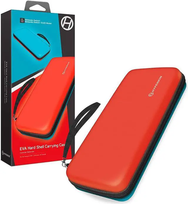 Main image of Hyperkin EVA Hard Shell Carrying Case for Nintendo Switch / Switch OLED Blue/Red