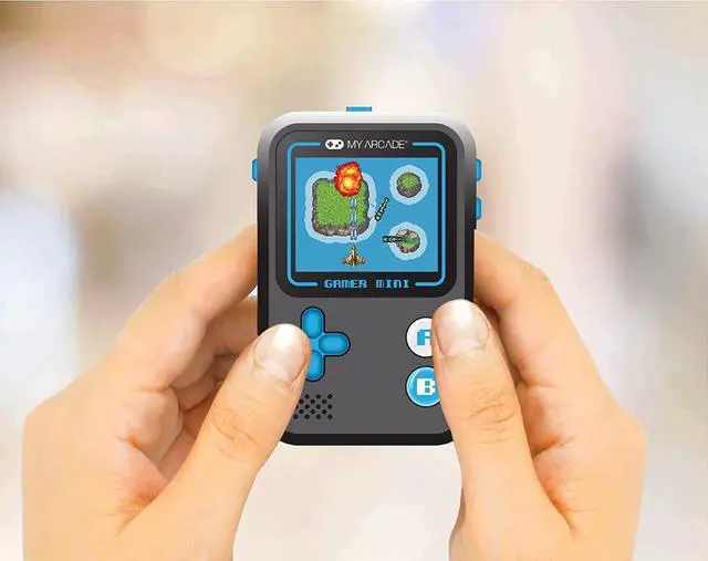 Alt view image 2 of 6 - My Arcade Gamer Mini Classic Portable Handheld with 160 Games 1.8" LCD - Blue