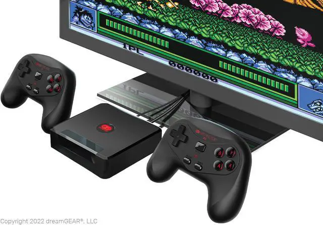 Alt view image 5 of 8 - My Arcade GameStation Wireless HD Plug 'N Play Video Game System 250+ Videos Games including Officially Licensed Data East and Jaleco Titles