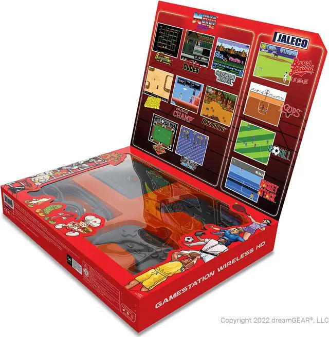 Alt view image 3 of 8 - My Arcade GameStation Wireless HD Plug 'N Play Video Game System 250+ Videos Games including Officially Licensed Data East and Jaleco Titles