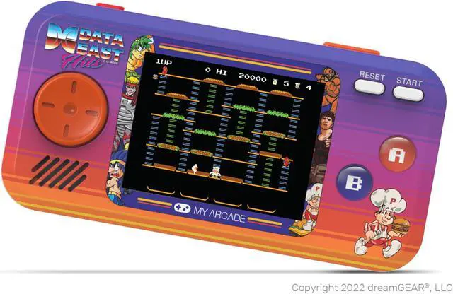 Alt view image 2 of 10 - My Arcade Officially Licensed Data East Hits Packet Players Portable 300+ Games