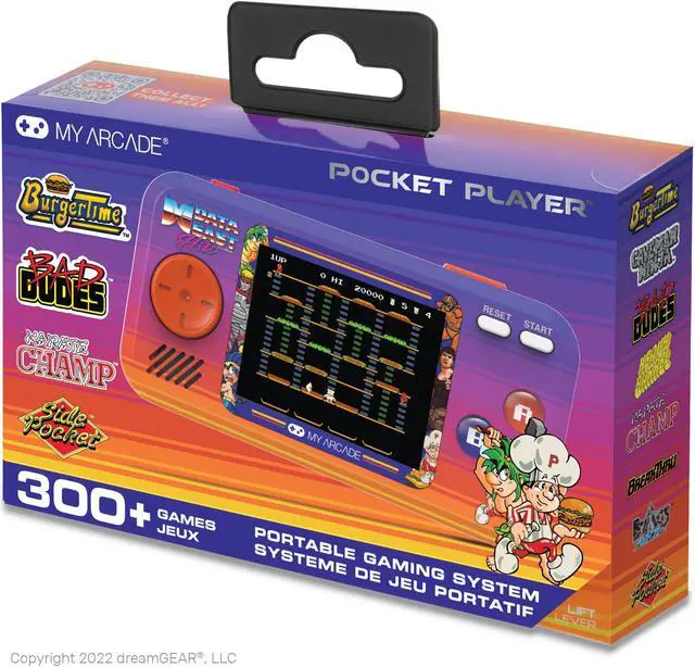 Alt view image 4 of 10 - My Arcade Officially Licensed Data East Hits Packet Players Portable 300+ Games