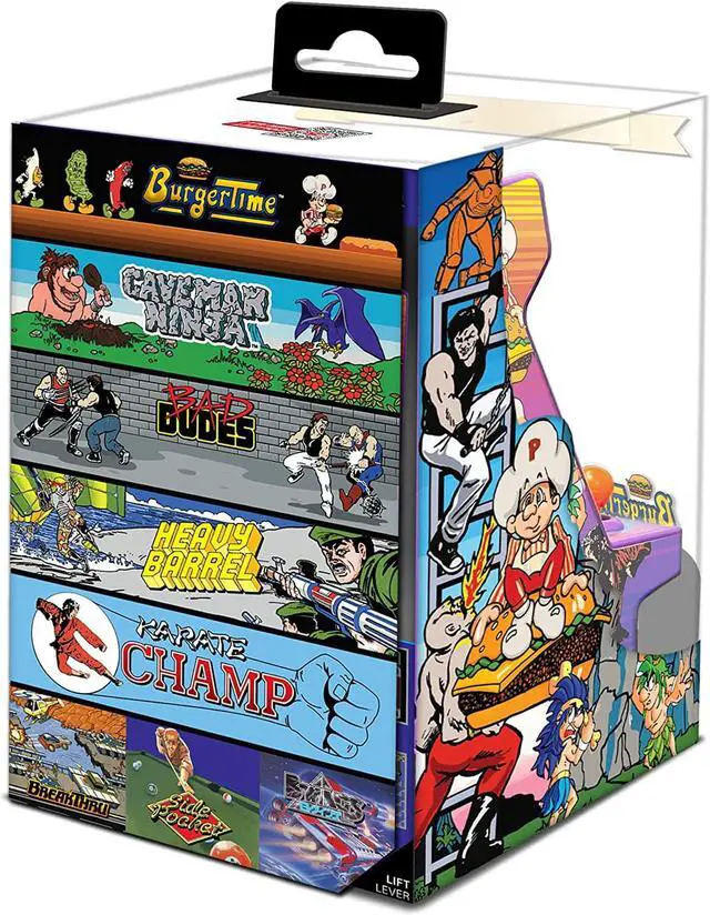Alt view image 4 of 10 - MY ARCADE Data East Hits Pico Player - 3.75" Fully Playable Portable Tiny Arcade Machine with 108 Retro Games, 2" Screen Color display, Battery Powered