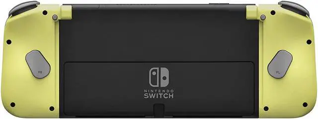 Alt view image 3 of 5 - HORI Split Pad Compact Controller for Handheld Mode Nintendo Switch - Gray Yellow