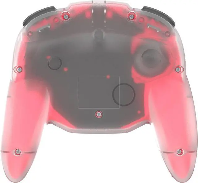 Alt view image 3 of 6 - Retro-Bit Tribute 64 2.4Ghz Wireless Controller for Nintendo N64 Switch PC - Red