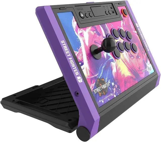 Alt view image 3 of 6 - HORI PlayStation 5 Fighting Stick Alpha (Street Fighter 6 Edition) - Tournament Grade Fightstick for PS5, PS4, PC - Officially Licensed by Sony and Capcom