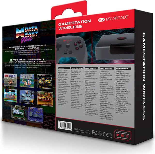 Alt view image 4 of 8 - DREAMGEAR DG-DGUNL-3213 GAMESTATION WIRELESS WITH DATA EAST HITS