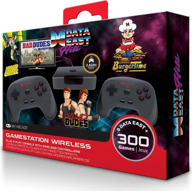 Main image of DREAMGEAR DG-DGUNL-3213 GAMESTATION WIRELESS WITH DATA EAST HITS