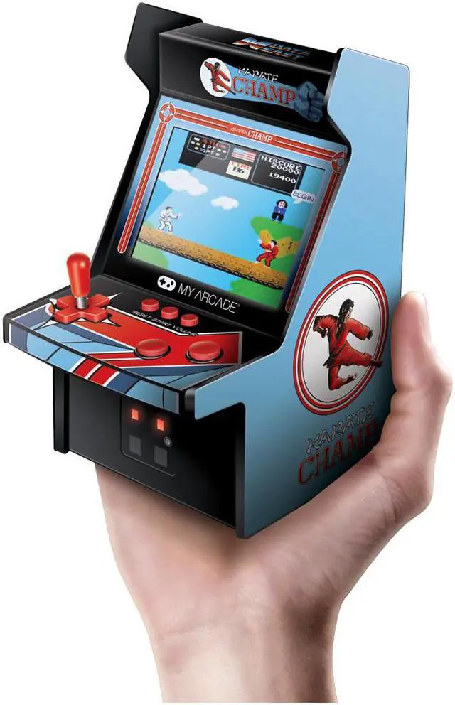 Alt view image 4 of 14 - DREAMGEAR DG-DGUNL-3204 6IN RETRO KARATE CHAMP MICRO ARCADE