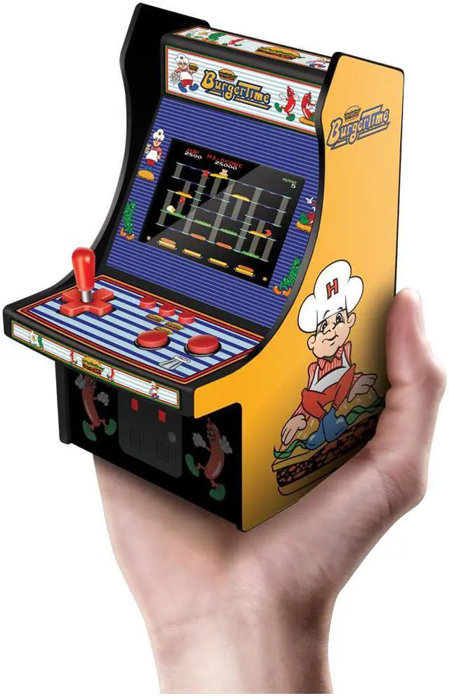 Alt view image 4 of 15 - DREAMGEAR DG-DGUNL-3203 6 RETRO BURGERTIME MICRO ARCADE