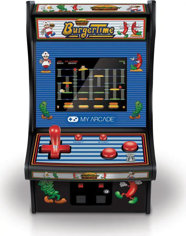 Alt view image 2 of 15 - DREAMGEAR DG-DGUNL-3203 6 RETRO BURGERTIME MICRO ARCADE
