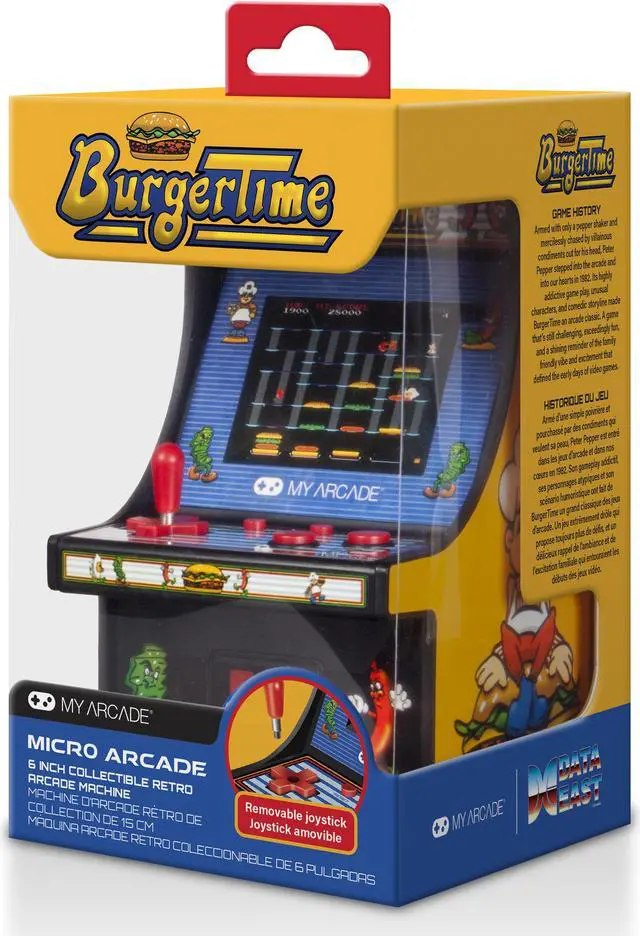 Alt view image 5 of 15 - DREAMGEAR DG-DGUNL-3203 6 RETRO BURGERTIME MICRO ARCADE