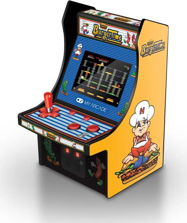 Main image of DREAMGEAR DG-DGUNL-3203 6 RETRO BURGERTIME MICRO ARCADE