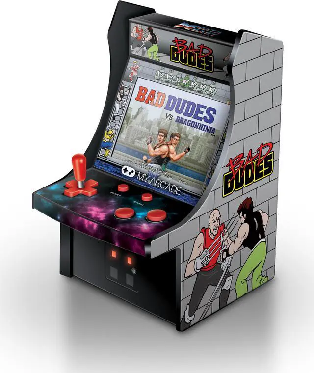 Main image of MY ARCADE Bad Dudes Collectible Retro Micro Arcade Machine Portable Handheld Video Game Licensed by Data East