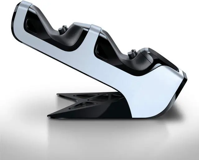 Alt view image 2 of 15 - Bionik Power Stand PS4 DualStock Controllers Charger Stand Dock for PlayStation 4