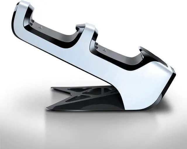 Alt view image 3 of 14 - Bionik Power Stand Controllers Charger Dock with 2 Rechargeable Batteries for Xbox One