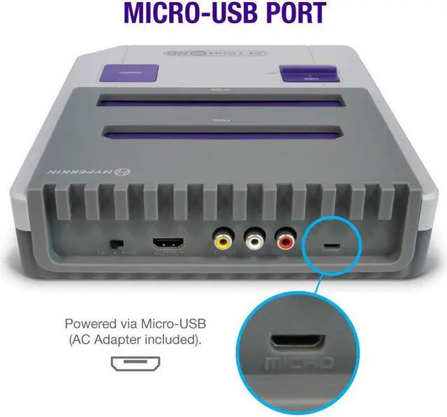 Alt view image 3 of 20 - Hyperkin RetroN 2 HD Gaming Console for Nintendo NES / SNES / Super Famicom - Gray