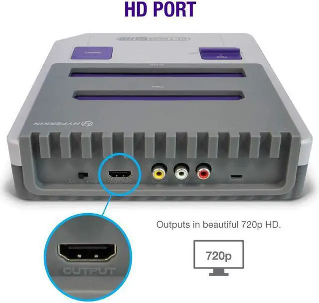 Alt view image 7 of 20 - Hyperkin RetroN 2 HD Gaming Console for Nintendo NES / SNES / Super Famicom - Gray