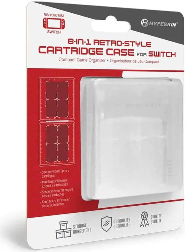 Alt view image 2 of 4 - Hyperkin 8-In-1 Retro-Style Cartridge Game Case for Nintendo Switch
